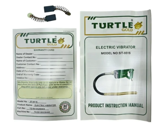 Turtle Gold Electric Vibrator ST-951S (860W, 35mm Holder, 4200rpm, 220V) 4