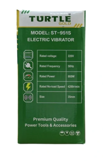 Turtle Gold Electric Vibrator ST-951S (860W, 35mm Holder, 4200rpm, 220V) 5
