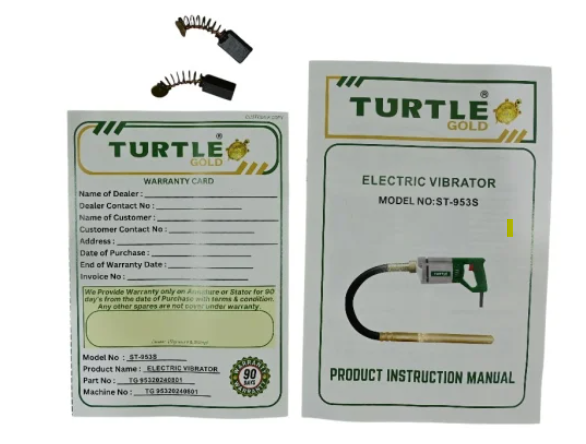 Turtle Gold Electric Vibrator 1450 W 35/50 mm Holder Size, ST 953S 3