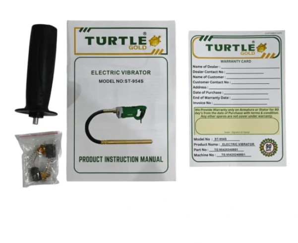 Turtle Gold Electric Vibrator ST-954S(1450W, 35/50mm Holder, 4500rpm, 220V)(ST-954S ) 4