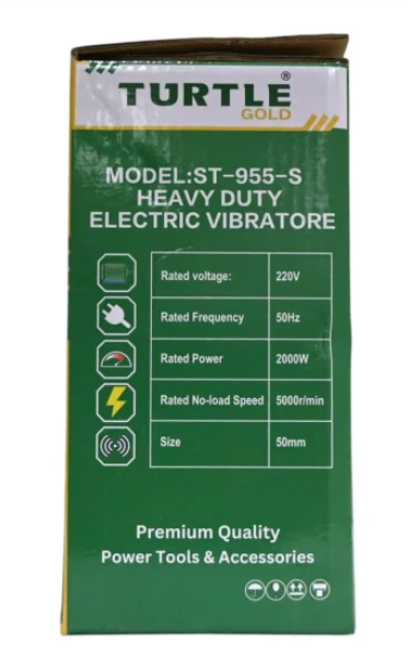 Turtle Gold Heavy Vibrator ST-955S(2000W, 50mm Holder, 5000rpm, 220V)(ST-955S) 5