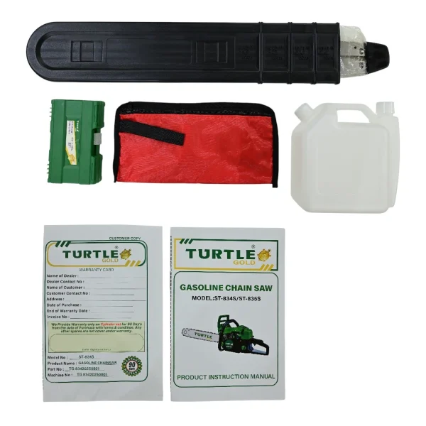 Turtle Gold ST-834S Petrol Chain Saw (22″, 3.0KW, 62cc, 558mm)(ST-834S) 5