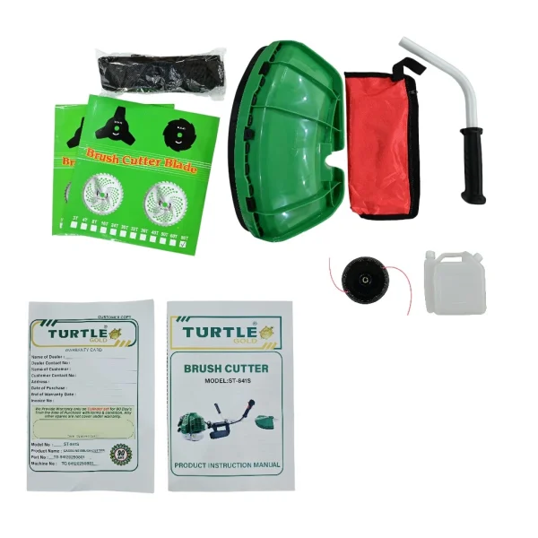 Turtle Gold ST-841S Brush Cutter (2 Stroke Side Pack, 52cc, 1.8KW, 1.1Ltr)(ST-841S) 5