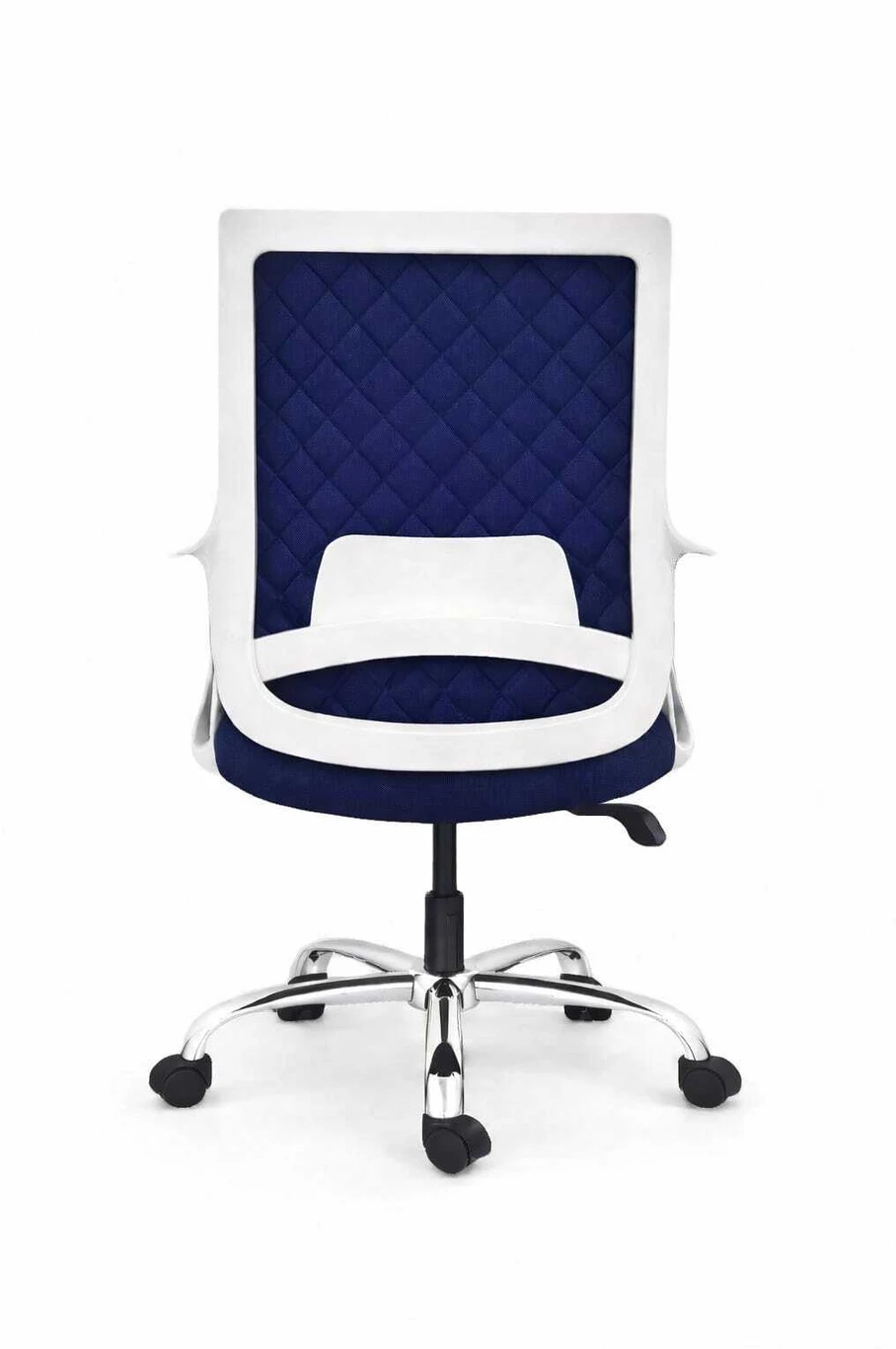 RM HOME Junaya Mid Back Ergonomic Fabric Office Adjustable Arm Chair (Blue, DIY(Do-It-Yourself)) 2