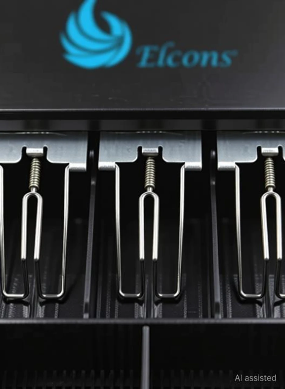 ELCONS ELECTRONIC CASH DRAWER Cash Box (13 Compartments) 5