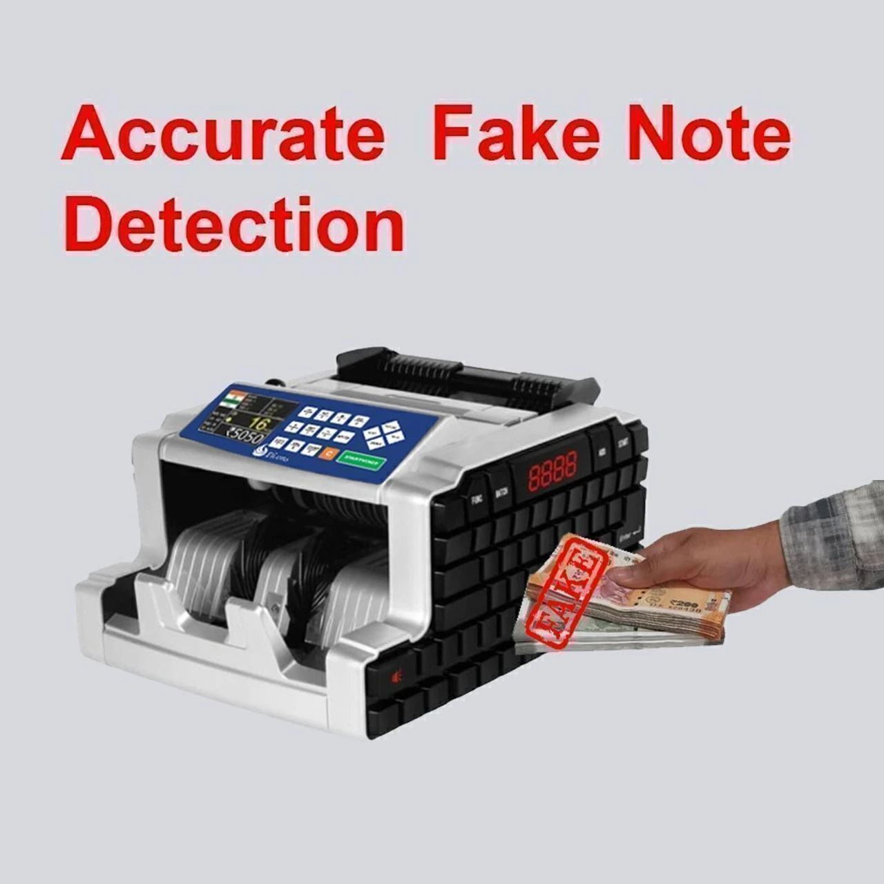 ELCONS MIX VALUE COUNTING MACHINE Note Counting Machine (Counting Speed - 1000 notes/min) 4