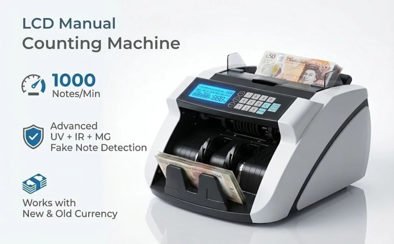 ELCONS LCD NEW MODEL Note Counting Machine (Counting Speed - 1000 notes/min)(lcd manual new) 5