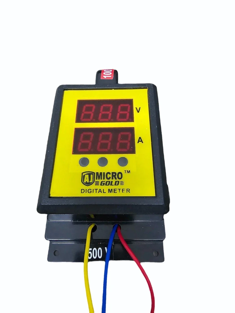 Digital Three phase Volt and Amp Submersible Panel with Metal Plate 2