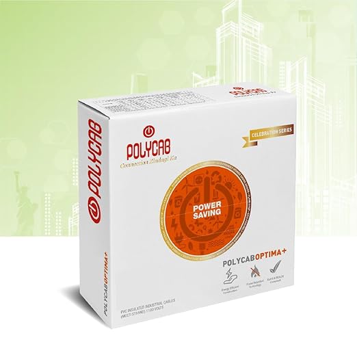 Polycab Optima+ 2.5 Sq.mm Flame Retardant Lead Free (FRLF) House Wire 90 Meter ,Red  3