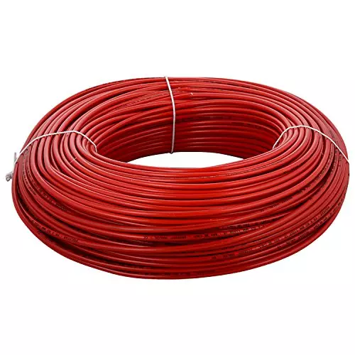 Polycab Industrial FR 0.5 Sq. mm x1 Core Flexiable Cable 100 Meter,Red 4