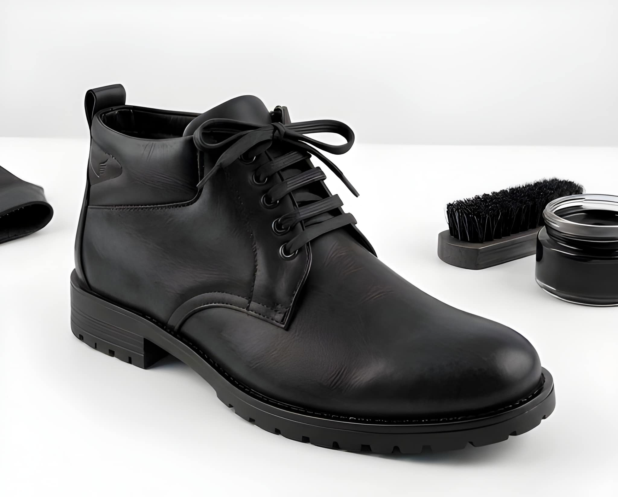 Latest Luxury Goat Leather Men Safety Boots, Heavy Duty Work Boots for Men, Fashion Industrial Safety Shoes, Anti-Slip Durable Construction Boots For Men 4
