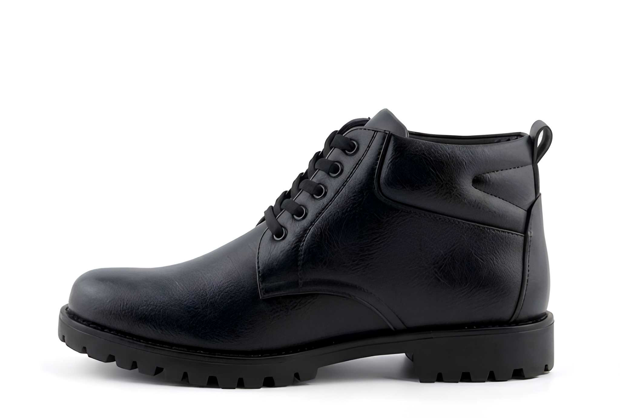 Latest Luxury Goat Leather Men Safety Boots, Heavy Duty Work Boots for Men, Fashion Industrial Safety Shoes, Anti-Slip Durable Construction Boots For Men 3