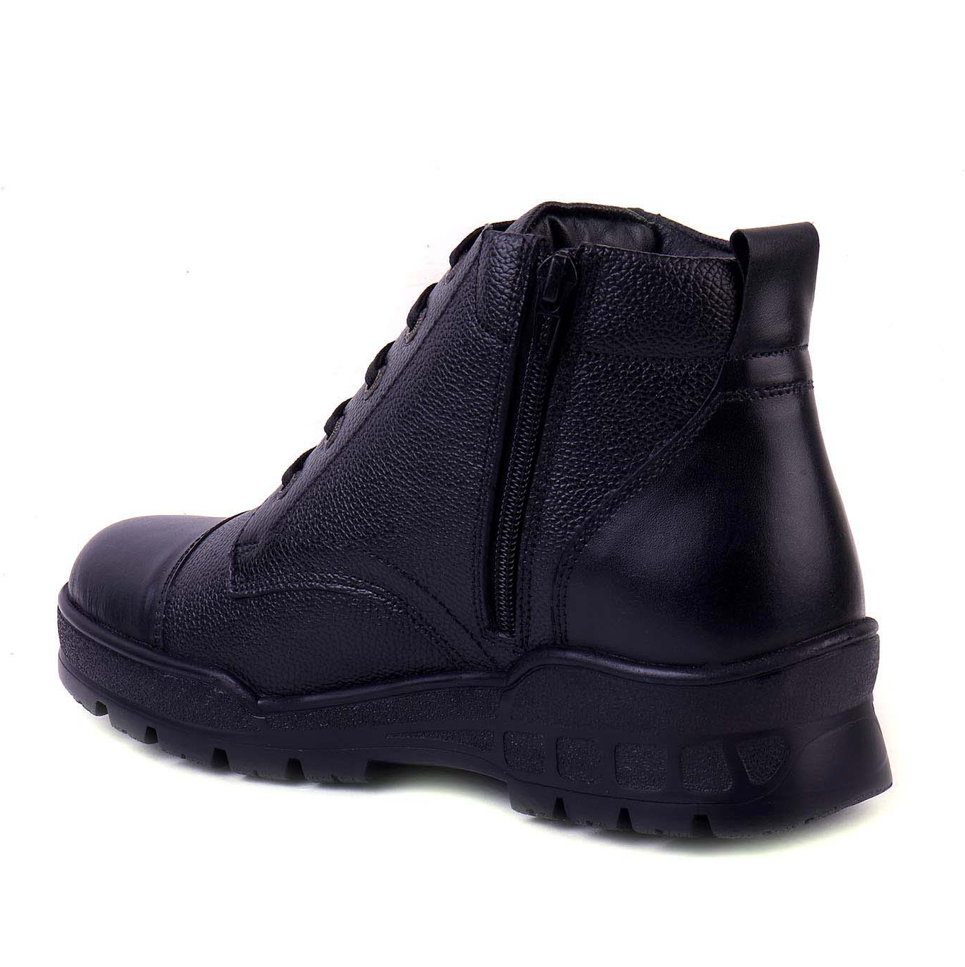 Latest Stylish Genuine Mild Leather Police Boots for Men, Heavy Duty Tactical Work Boots, Anti-Slip Durable Security & Industrial Safety Shoes For Men 2