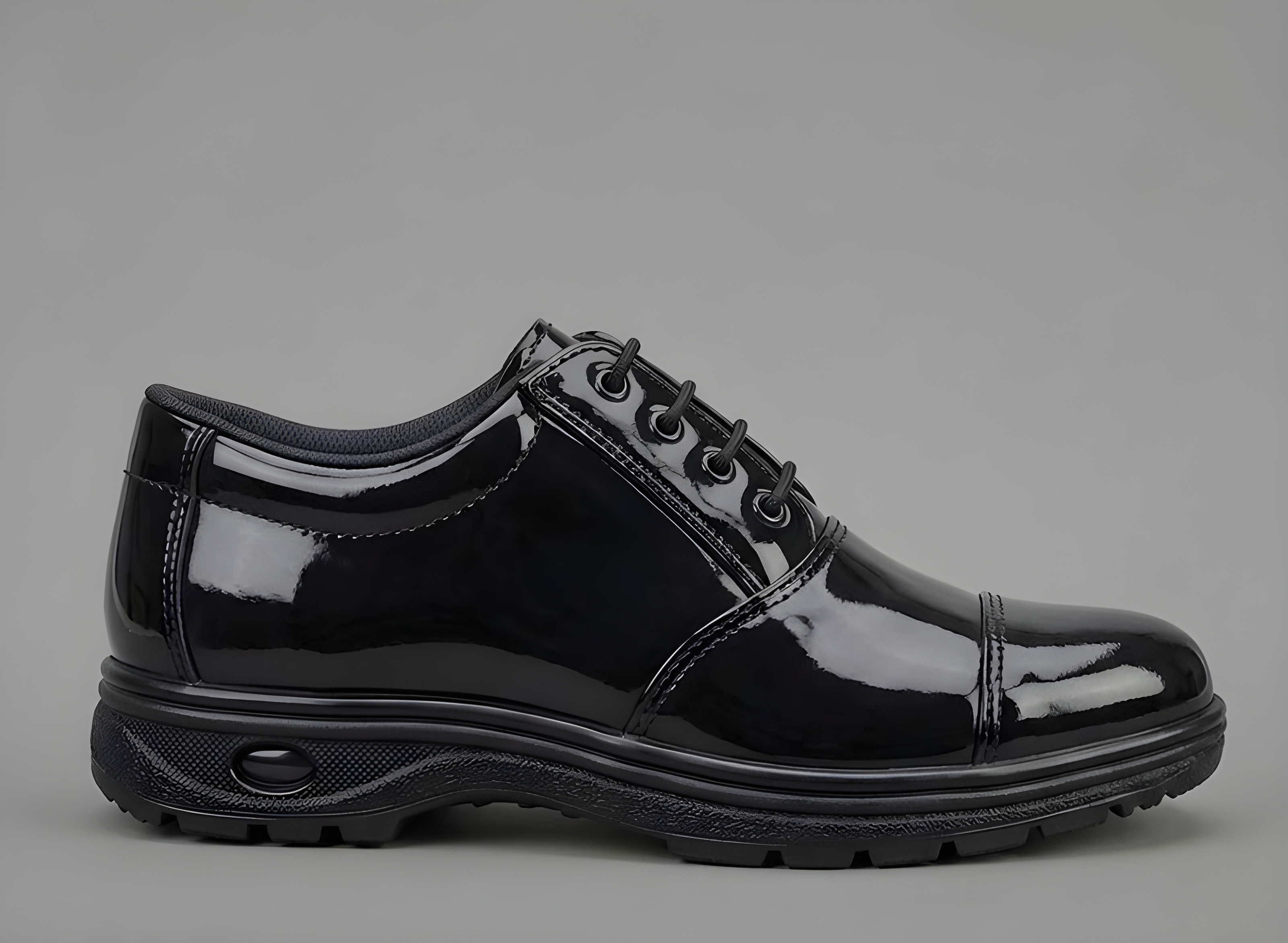 Latest Graceful Genuine Mild Leather Police Safety Shoes for Men, Steel Toe Heavy Duty Tactical Work Shoes, Anti-Slip Industrial Security Footwear For Men 3