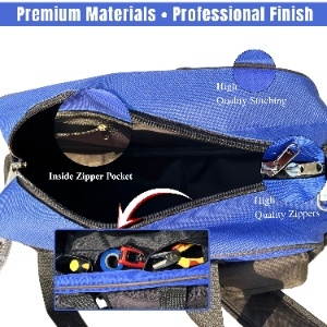 PAHAL Heavy Duty Waterproof Tool Bag 14 Pocket 3