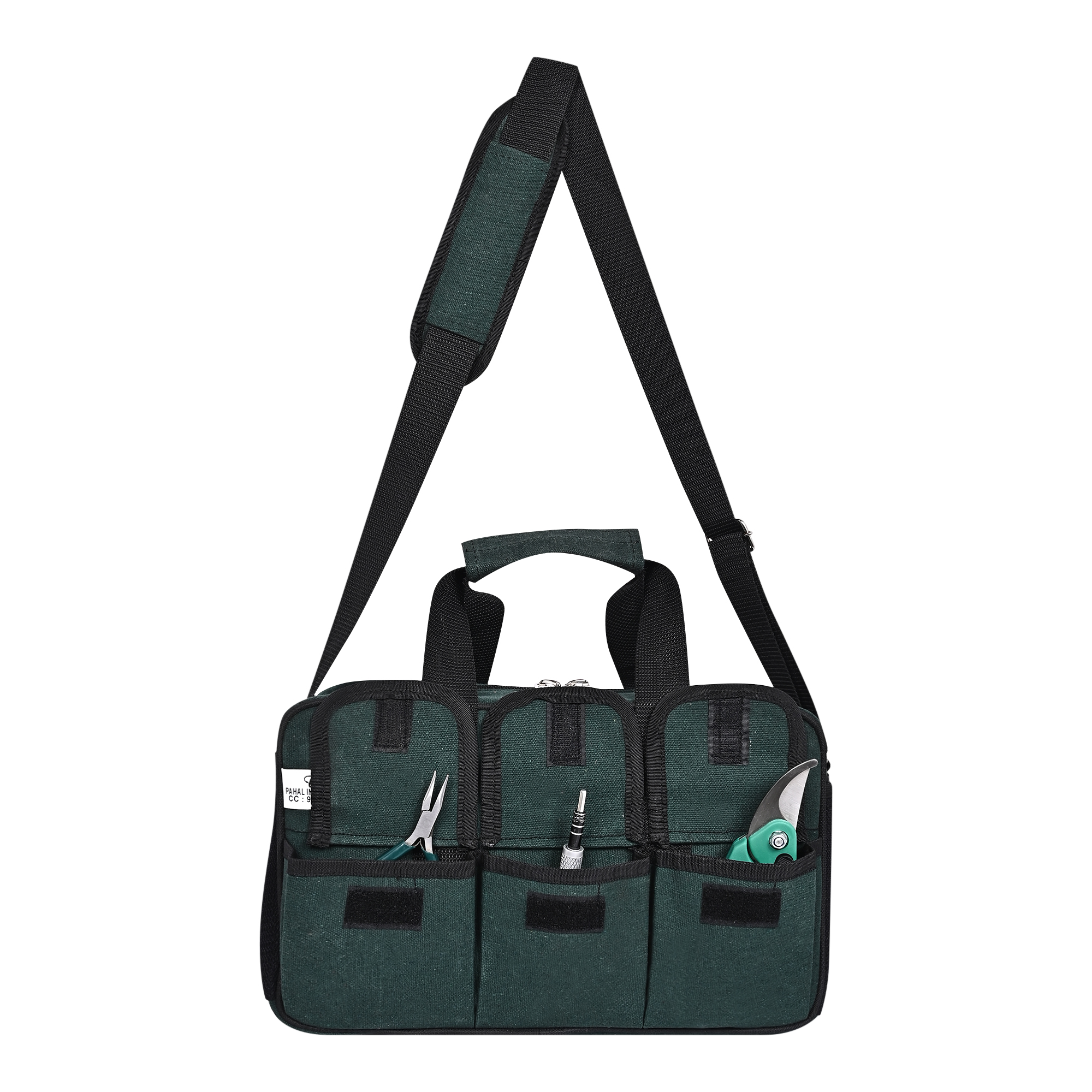 PAHAL Canvas Tool Bag 16 Pocket Waterproof 2