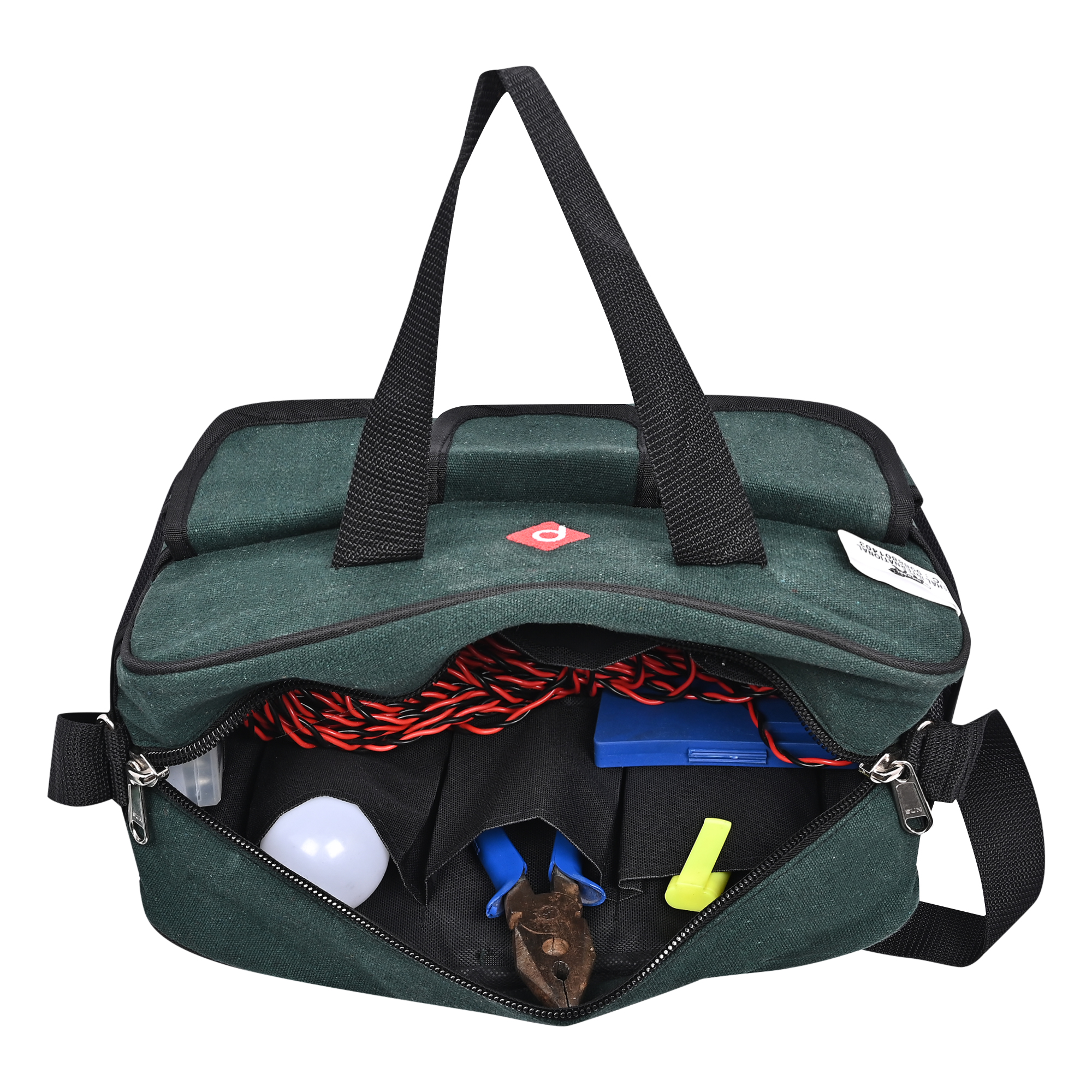 PAHAL Canvas Tool Bag 16 Pocket Waterproof 3