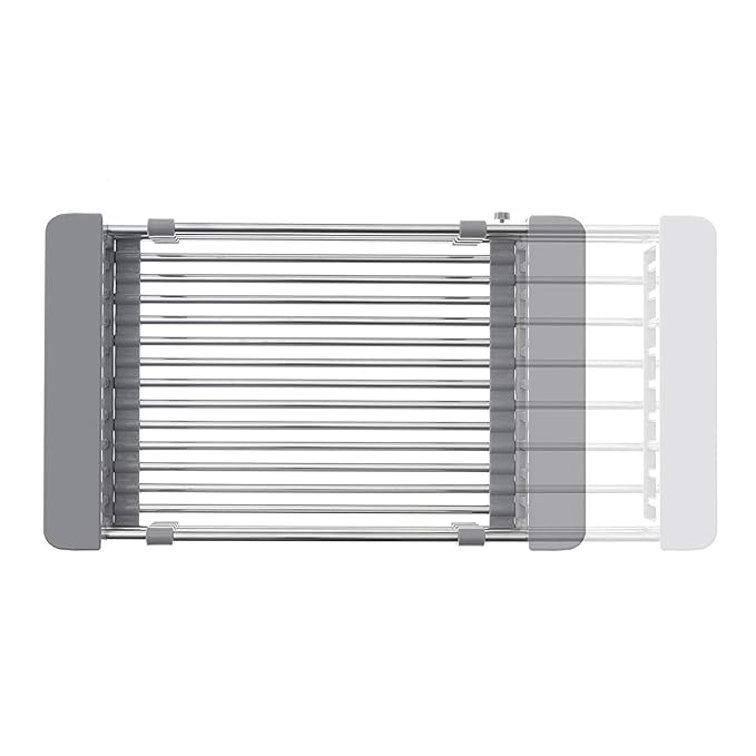 The Sink Shop Stainless Steel 304 Grade Double Bowl Kitchen Sink with Tap Hole | 37x18 Inch Diamond Cut Square Design | Chrome Silver 5