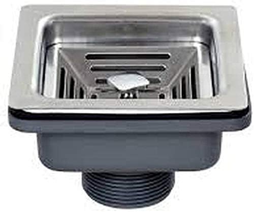 THE SINK SHOP 304 Stainless Steel Kitchen Sink 30 x 18 x10 Matt Finish Single Bowl Kitchen Sink with Nanocoated Undercoating, Sound Dampening |Square Coupling and Metal Fruit Basket 4