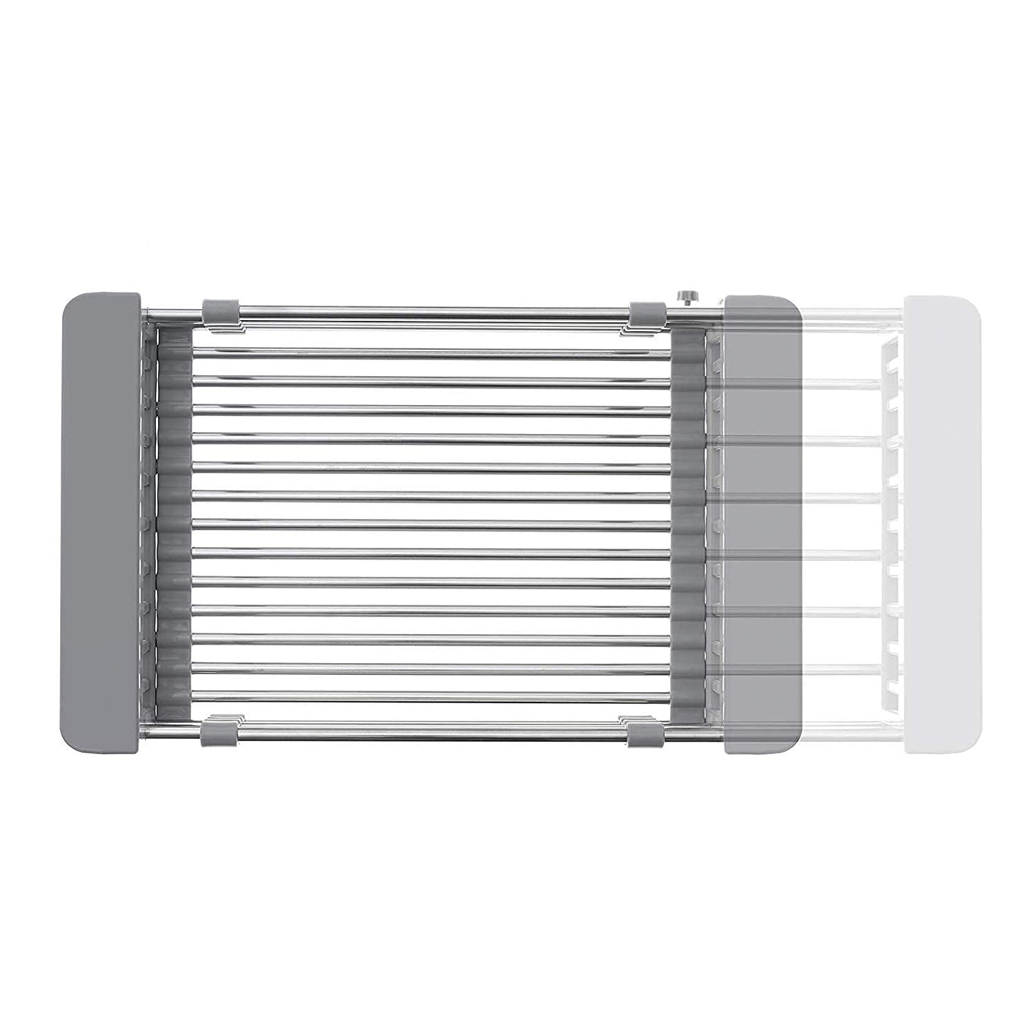 THE SINK SHOP 304 Stainless Steel Kitchen Sink 27 x 20 x10 Matt Finish Single Bowl Kitchen Sink with Nanocoated Undercoating, Sound Dampening |Square Coupling and Metal Fruit Basket 3