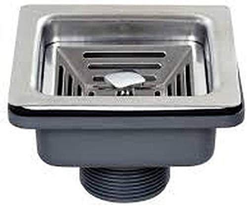 THE SINK SHOP 304 Stainless Steel Kitchen Sink 32 x 20 x10 Matt Finish Single Bowl Kitchen Sink with Nanocoated Undercoating, Sound Dampening |Square Coupling and Metal Fruit Basket 3