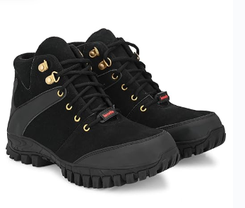 Kavacha Steel Toe Nubuck Leather Safety Shoe S82(Size- 8) 3