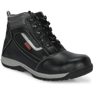 Kavacha Steel Toe Safety Shoe S221 with Pure Leather Upper and Foam Comfort & TPR Sole(SIZE 7) 3