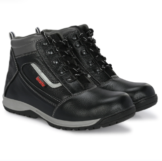 Kavacha Steel Toe Safety Shoe S221 with Pure Leather Upper and Foam Comfort & TPR Sole(SIZE 10) 3