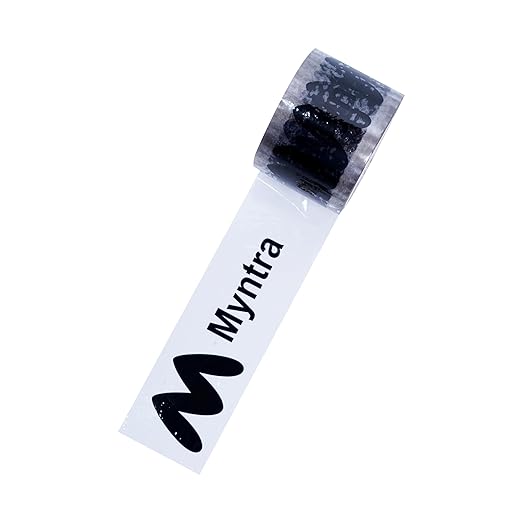 Myntra packaging tape 3 inch x 65 meter packaging material for small business set of 4 4