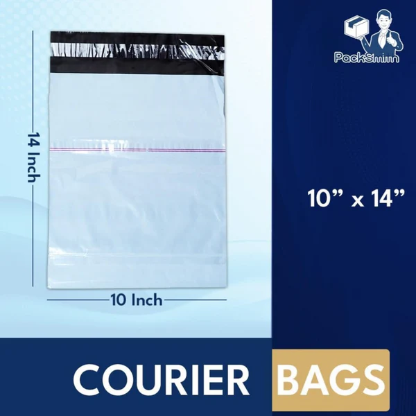 JPPL Heavy Duty Temper Proof Courier Bags 10 x 14 Inches Pack of 100 2