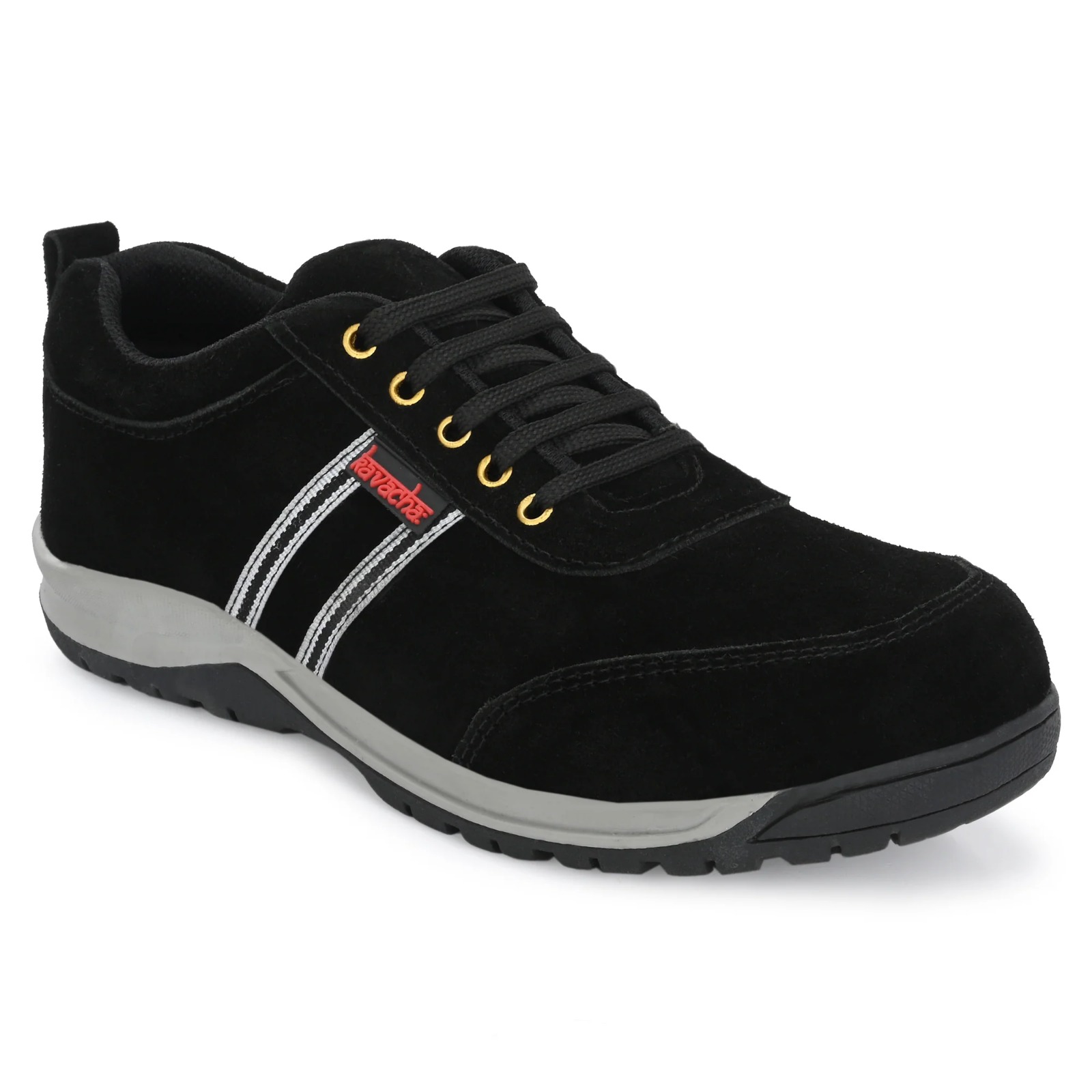 Kavacha Steel Toe Safety Shoe , Suede Leather Upper and Foam Comfort & TPR Sole (S207) (SIZE 10) 2