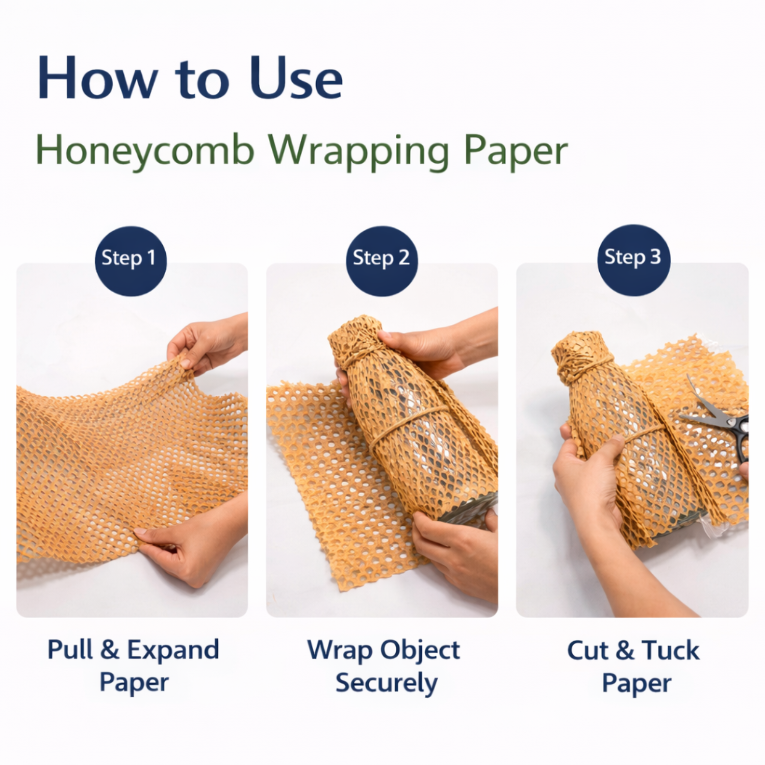 JPPL Honeycomb Paper Roll Ecofriendly in Brown Color-10Mtr 2