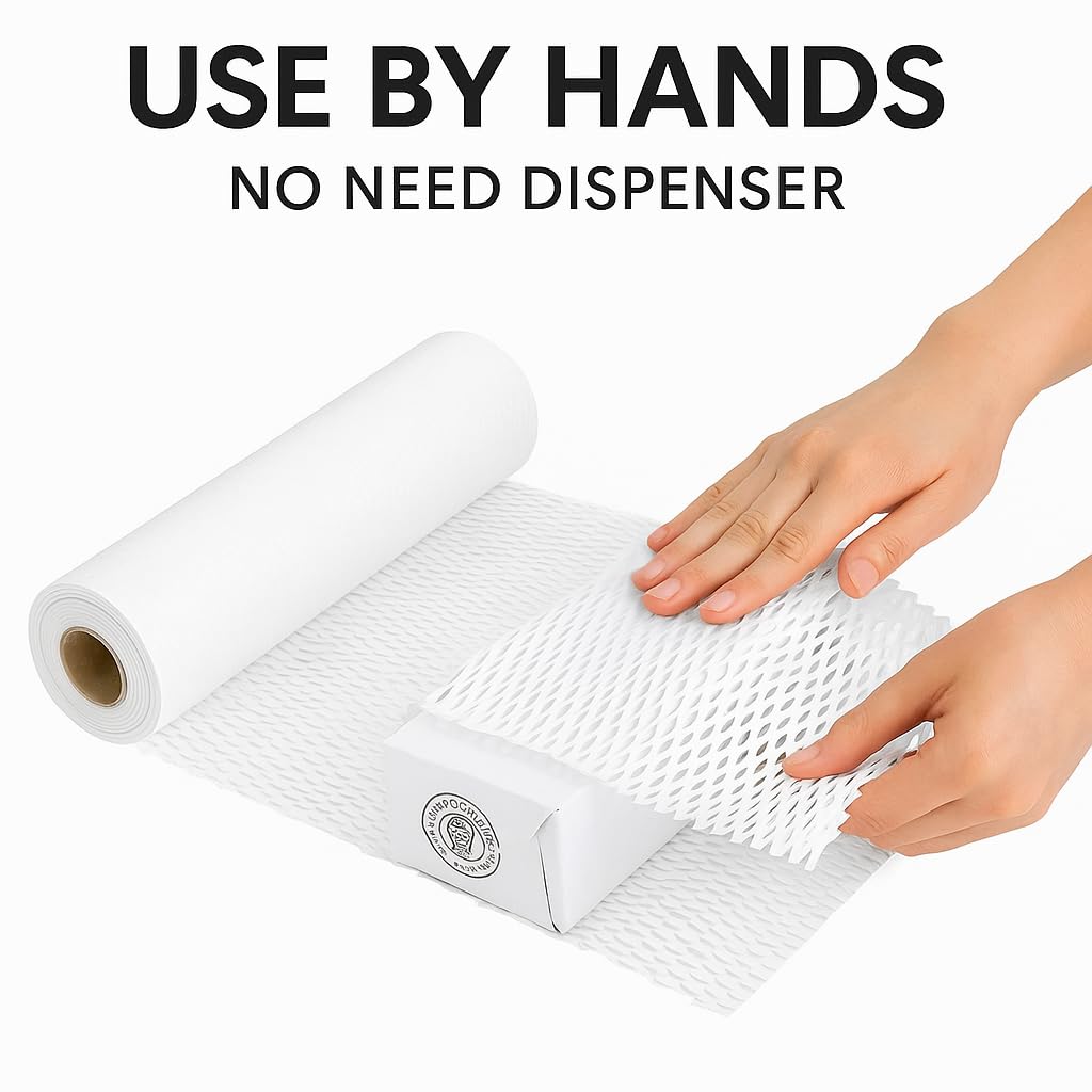JPPL Honeycomb Paper Roll Ecofriendly in White Color-10Mtr 3