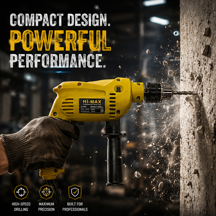 Hi-MAX IC 13mm 550W Professional Impact Drill 4