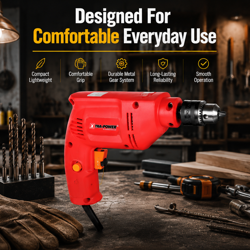 XTRA POWER Drill Machine XPT 425, 10 mm 5