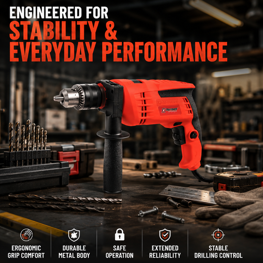 XTRA-POWER IMPACT DRILL 13 MM (XPT 427) 5