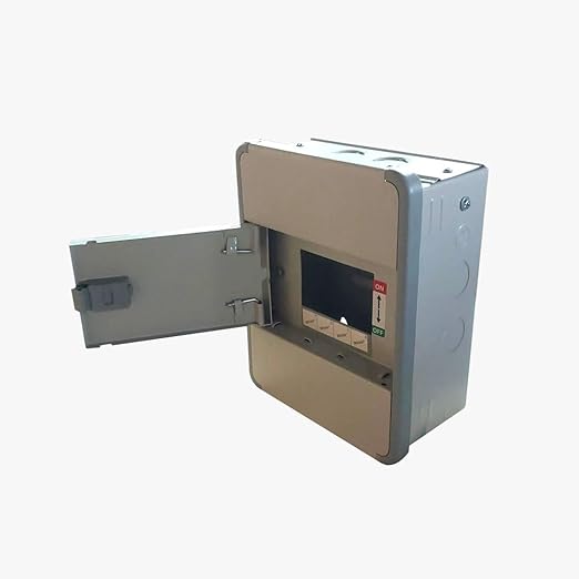 SELVO 4 Way SUN Series SPN Double Door Distribution Board | Metal MCB DB Box | Powder Coated Rust Proof | Wall Mounted | Safe & Durable Electrical Enclosure 2