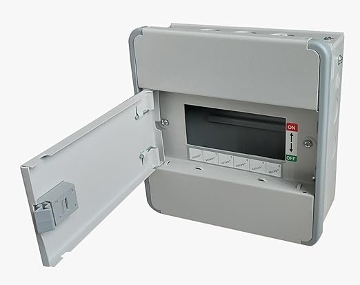 SELVO 6 Way SUN Series SPN Double Door Distribution Board | Metal MCB DB Box | Powder Coated Rust Proof | Wall Mounted | Safe & Durable Electrical Enclosure 2