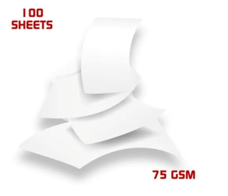 JK Coppier Plus A4 Printing Paper, 75 GSM, White, 100 Sheets 3