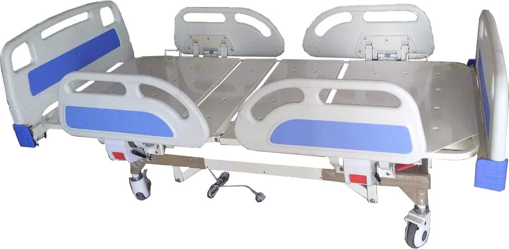 MEDICOM Electric Hospital Bed with ABS Safety Railings 4