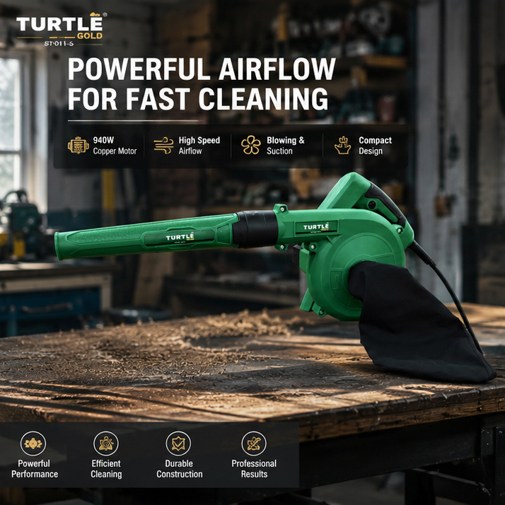 Turtle Gold ST-011-S Electric Blower (940W, 220V, Blowing & Suction)( ST-011-S) 2
