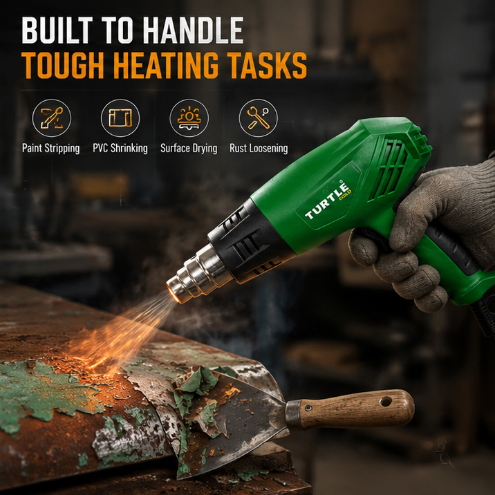 Turtle Gold Hot Air Gun ST-921S (2000W, 400–500°C, 280–480 L/min, 220V)(ST-921S) 4