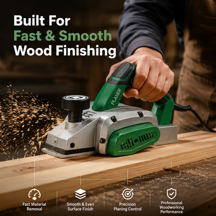 Turtle Gold ST-802S Electric Planer (82mm, 1200W, 16,000 rpm, 220V)( ST-802S ) 4