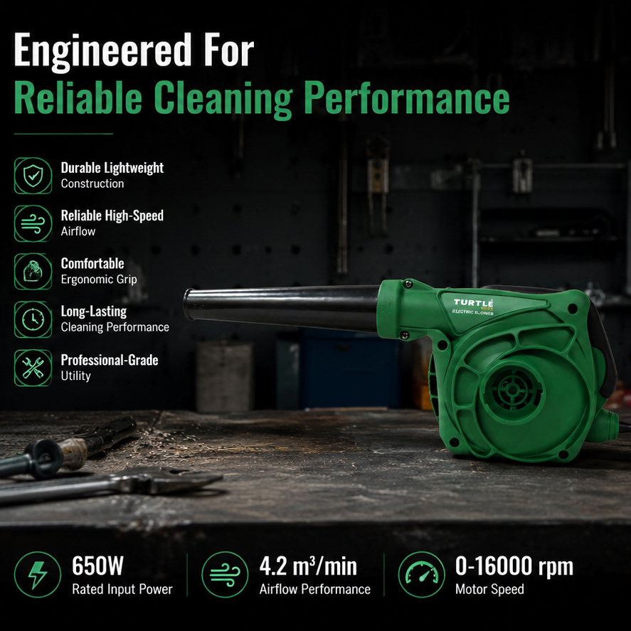 Turtle Gold ST-008S Electric Blower (650W, 0–16000rpm, 50Hz, 220V, 4.2m³/min)(ST-008S) 5