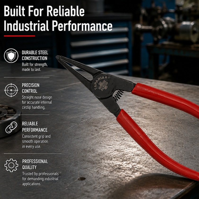 Taparia 195mm Internal Straight Nose Circlip Plier 1441-7C (Pack of 10) 5