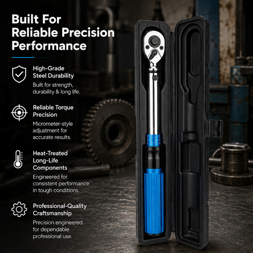 Taparia 1/2 inch 70-330Nm Professional Torque Wrench TWP 250 5