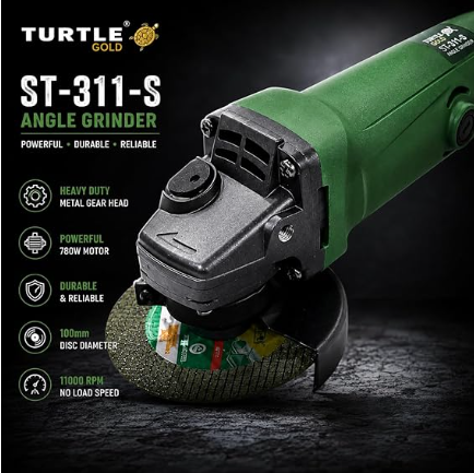 Turtle Gold Angle Grinder Back Switch ST-311S(100 mm Wheel, 780W, 11,000 rpm) 5