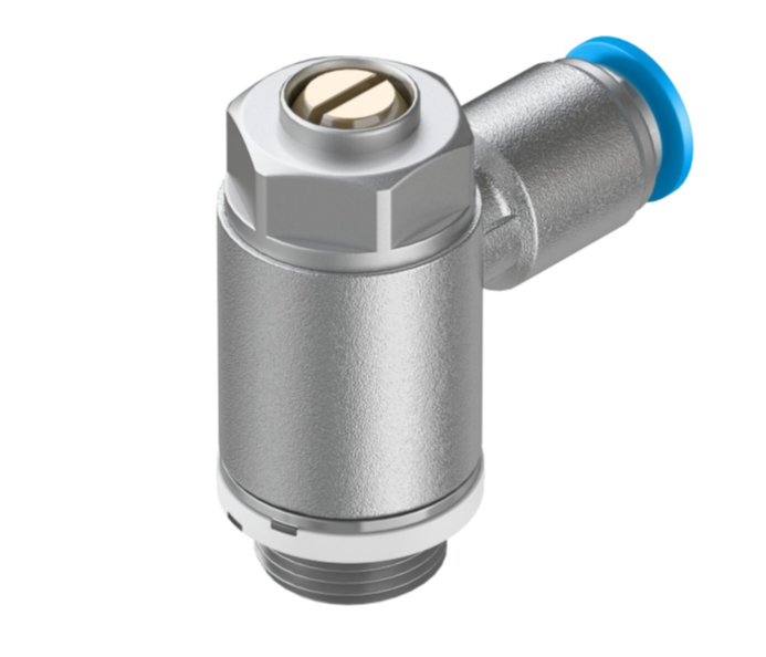Festo GRLA-1/4-QS-6-D One-Way Flow Control Valve 2