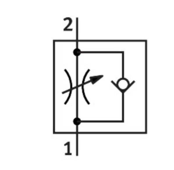 Festo GRLA-1/4-QS-6-D One-Way Flow Control Valve 4