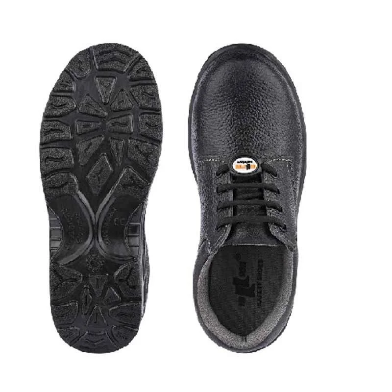 Hillson 2101 Leather Low Ankle Metal Toe Black Work Safety Shoes(SIZE 7) 2